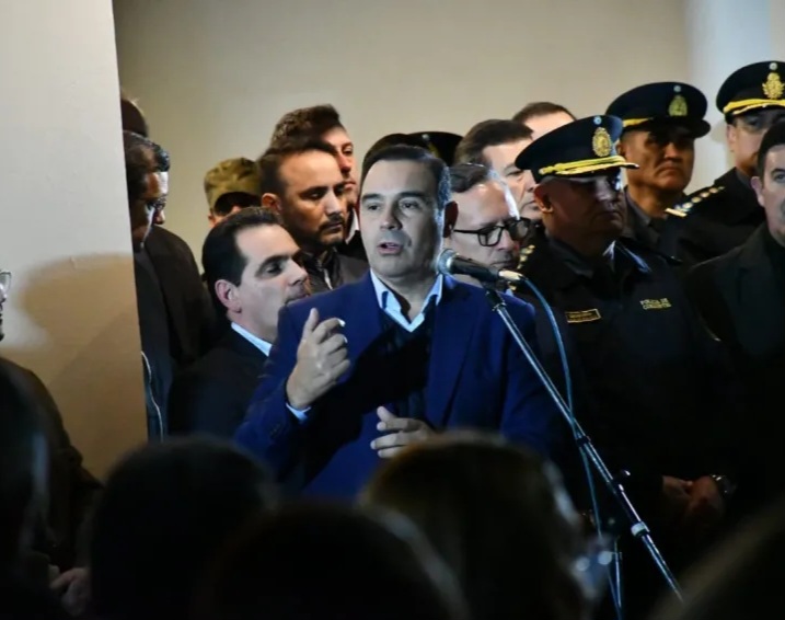 Al inaugurar la Comisaría de Santa Rosa, Valdés instó a seguir fortaleciendo el sistema de seguridad